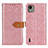 Coque Portefeuille Livre Cuir Etui Clapet K05Z pour Nokia C110 Rose