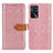 Coque Portefeuille Livre Cuir Etui Clapet K05Z pour Oppo A16 Rose