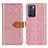 Coque Portefeuille Livre Cuir Etui Clapet K05Z pour Oppo Reno6 5G Rose