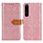 Coque Portefeuille Livre Cuir Etui Clapet K05Z pour Sony Xperia 1 IV Rose
