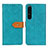 Coque Portefeuille Livre Cuir Etui Clapet K05Z pour Sony Xperia 1 IV Vert