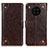 Coque Portefeuille Livre Cuir Etui Clapet K06Z pour Huawei Honor 50 Lite Marron