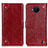 Coque Portefeuille Livre Cuir Etui Clapet K06Z pour Nokia C20 Plus Rouge