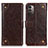 Coque Portefeuille Livre Cuir Etui Clapet K06Z pour Nokia G11 Marron