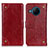 Coque Portefeuille Livre Cuir Etui Clapet K06Z pour Nokia X100 5G Rouge