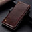 Coque Portefeuille Livre Cuir Etui Clapet K06Z pour OnePlus 9 5G Marron