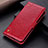 Coque Portefeuille Livre Cuir Etui Clapet K06Z pour OnePlus 9 5G Rouge