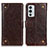 Coque Portefeuille Livre Cuir Etui Clapet K06Z pour OnePlus 9RT 5G Marron