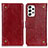 Coque Portefeuille Livre Cuir Etui Clapet K06Z pour Samsung Galaxy A23 4G Rouge