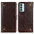 Coque Portefeuille Livre Cuir Etui Clapet K06Z pour Samsung Galaxy F13 4G Marron