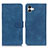 Coque Portefeuille Livre Cuir Etui Clapet K06Z pour Samsung Galaxy M04 Bleu