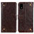 Coque Portefeuille Livre Cuir Etui Clapet K06Z pour Sharp Aquos wish Marron