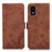 Coque Portefeuille Livre Cuir Etui Clapet K06Z pour Sharp Aquos wish3 Marron