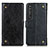 Coque Portefeuille Livre Cuir Etui Clapet K06Z pour Sony Xperia 1 III Noir