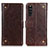 Coque Portefeuille Livre Cuir Etui Clapet K06Z pour Sony Xperia 10 III Lite Marron