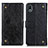 Coque Portefeuille Livre Cuir Etui Clapet K06Z pour Sony Xperia Ace III Noir