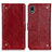 Coque Portefeuille Livre Cuir Etui Clapet K06Z pour Sony Xperia Ace III Rouge
