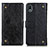 Coque Portefeuille Livre Cuir Etui Clapet K06Z pour Sony Xperia Ace III SOG08 Noir