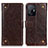 Coque Portefeuille Livre Cuir Etui Clapet K06Z pour Xiaomi Mi 11T 5G Marron