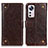 Coque Portefeuille Livre Cuir Etui Clapet K06Z pour Xiaomi Mi 12 Lite 5G Marron