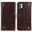 Coque Portefeuille Livre Cuir Etui Clapet K06Z pour Xiaomi POCO M3 Pro 5G Marron