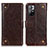 Coque Portefeuille Livre Cuir Etui Clapet K06Z pour Xiaomi Poco M4 Pro 5G Marron