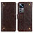 Coque Portefeuille Livre Cuir Etui Clapet K06Z pour Xiaomi Redmi K50 Ultra 5G Marron