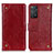 Coque Portefeuille Livre Cuir Etui Clapet K06Z pour Xiaomi Redmi Note 11 Pro 5G Rouge