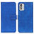 Coque Portefeuille Livre Cuir Etui Clapet K07Z pour Nokia G60 5G Bleu