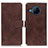 Coque Portefeuille Livre Cuir Etui Clapet K07Z pour Nokia X100 5G Marron