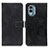 Coque Portefeuille Livre Cuir Etui Clapet K07Z pour Nokia X30 5G Noir