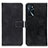 Coque Portefeuille Livre Cuir Etui Clapet K07Z pour Oppo A16 Noir