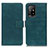 Coque Portefeuille Livre Cuir Etui Clapet K07Z pour Oppo A94 5G Vert