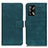 Coque Portefeuille Livre Cuir Etui Clapet K07Z pour Oppo F19s Vert