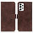 Coque Portefeuille Livre Cuir Etui Clapet K07Z pour Samsung Galaxy A23 5G Marron