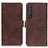 Coque Portefeuille Livre Cuir Etui Clapet K07Z pour Sony Xperia 1 III Marron