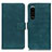 Coque Portefeuille Livre Cuir Etui Clapet K07Z pour Sony Xperia 5 III SO-53B Vert