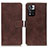 Coque Portefeuille Livre Cuir Etui Clapet K07Z pour Xiaomi Mi 11i 5G (2022) Marron