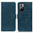 Coque Portefeuille Livre Cuir Etui Clapet K07Z pour Xiaomi Poco M4 Pro 5G Vert