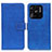 Coque Portefeuille Livre Cuir Etui Clapet K07Z pour Xiaomi Redmi 10 Power Bleu