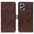 Coque Portefeuille Livre Cuir Etui Clapet K07Z pour Xiaomi Redmi K50i 5G Marron