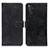 Coque Portefeuille Livre Cuir Etui Clapet K07Z pour Xiaomi Redmi Note 11 4G (2022) Noir