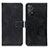 Coque Portefeuille Livre Cuir Etui Clapet K07Z pour Xiaomi Redmi Note 11 Pro 4G Noir