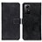 Coque Portefeuille Livre Cuir Etui Clapet K07Z pour Xiaomi Redmi Note 12S Noir