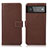 Coque Portefeuille Livre Cuir Etui Clapet K08Z pour Google Pixel 6 5G Marron