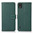 Coque Portefeuille Livre Cuir Etui Clapet K08Z pour Nokia C2 2nd Edition Vert