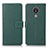 Coque Portefeuille Livre Cuir Etui Clapet K08Z pour Nokia C21 Vert