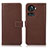 Coque Portefeuille Livre Cuir Etui Clapet K08Z pour OnePlus 10R 5G Marron