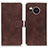 Coque Portefeuille Livre Cuir Etui Clapet K08Z pour Sharp Aquos Sense7 Plus Marron