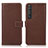 Coque Portefeuille Livre Cuir Etui Clapet K08Z pour Sony Xperia 1 III Marron